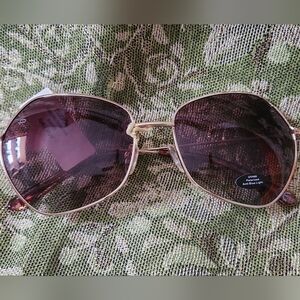 New Gold Frame Sunglasses